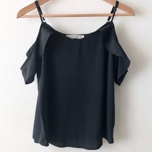 A&F Black Off-the-Shoulder Blouse